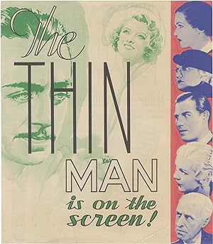 The Thin Man (Original herald for the 1934 film)