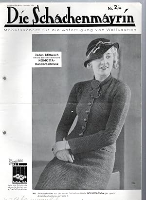 Die Schachenmayrin : Monatsschrift für die Anfertigung von Wollsachen Heft 2 (1934)