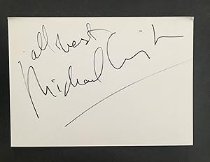 Autograph Signature & Greeting On Card