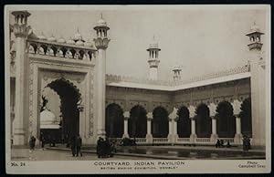 Indian Pavilion British Exhibition Postcard