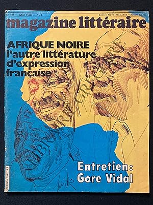 MAGAZINE LITTERAIRE-N°195-MAI 1983-AFRIQUE NOIRE