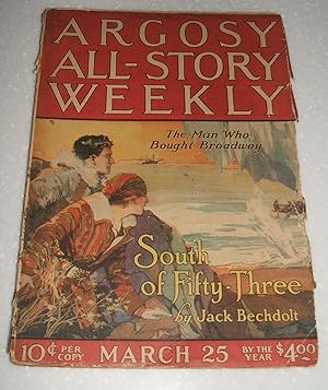 Argosy All Story Weekly for March 25th,1922 // The Photos in this listing are of the magazine tha...