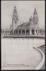 Franco British Exhibition Official 1908 Postcard