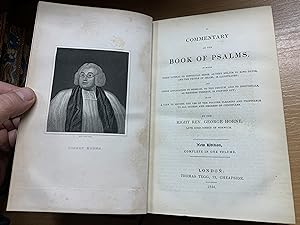 *RARE* 1844 A COMMENTARY ON THE BOOK OF PSALMS REVEREND HORNE ANTIQUE BOOK