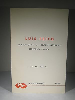 Luis Feito. Peintures (1960-1977), Oeuvres graphiques, Sculptures, Bijoux, du 5 au 28 mai 1977