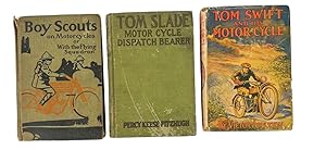 Archive of 3 Early Motorcycle Young Adult Novels from the early 1900s