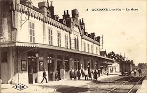 Ansichtskarte / Postkarte Auxonne Côte dOr, Gare