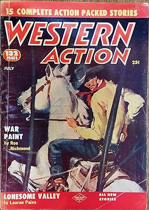 Western Action July 1956 15 Action Packed Stories