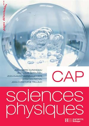 Sciences physiques CAP - Jean-Pierre Durandeau