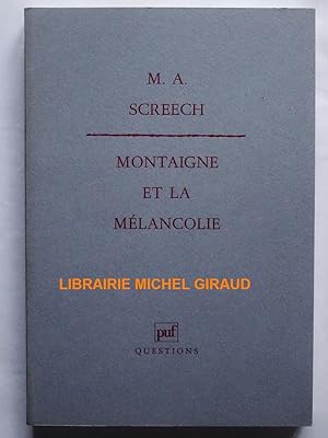 Montaigne et la Mélancolie