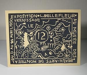 Exposition Léon Bellefleur au Musée des Beaux-Arts de Montréal, du 12 au 26 avril 1950