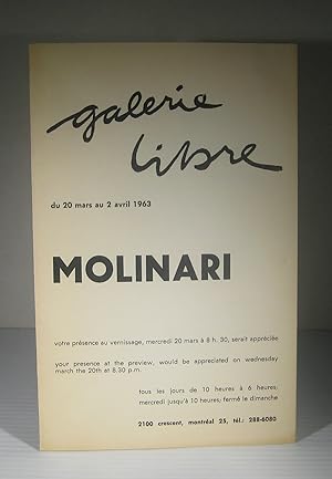 Molinari, du 20 mars au 2 avril 1963