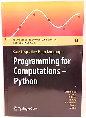 Programming for computations - Python. A gentle introduction to numerical simulations with Python.