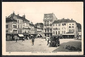 Carte postale Épinal, la Place des Vosges
