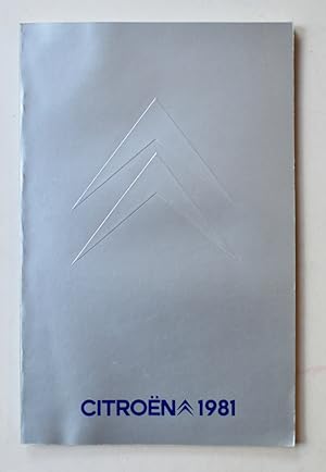 CITROËN 1981 - Catalogue publicitaire