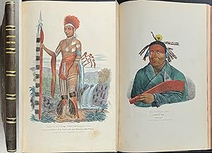Lewis's Aboriginal Portfolio - Volume with 69 Originally Hand-colored Lithographs
