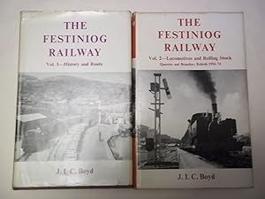 The Festiniog Railway. TWO VOLUME SET. Volume 1.-History and Route & Volume 2.-Locomotives and Ro...