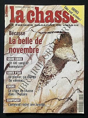 LA CHASSE-N°602-NOVEMBRE 1997-BECASSE LA BELLE DE NOVEMBRE