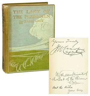 The Last of the Plainsmen [Inscribed and Signed by Crawford, Jones, and Grey]