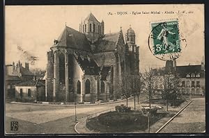 Carte postale Dijon, Eglise Saint-Michel, Abside