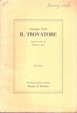 Il Travatore - Opera in Four Acts