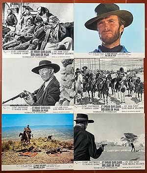 6 Photos originales ET POUR QUELQUES DOLLARS DE PLUS Clint Eastwood S. Leone