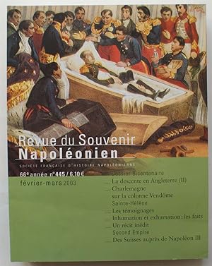 Revue du souvenir napoléonien - Numéro 445 de février-mars 2003