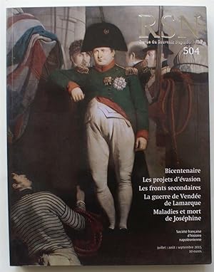 Revue du souvenir napoléonien - Numéro 504 de juillet-août-septembre 2015