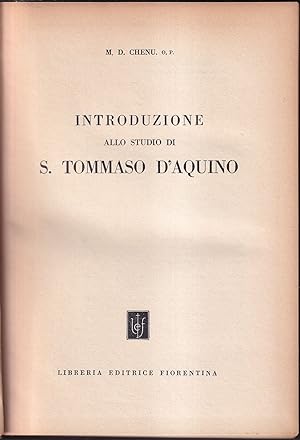 Introduzione allo studio di S. Tommaso d'Aquino