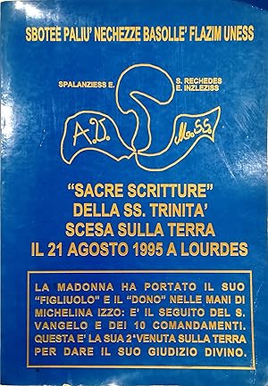 Sbotee paliu' nechezze basolle' flazim uness «Sacre Scritture» della SS. Trinità scesa sulla terr...