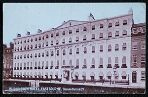 Burlington Hotel Eastbourne Local Publisher 1925 Postcard