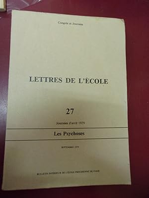 Lettres de l'école Freudienne N°27 Les psychoses.