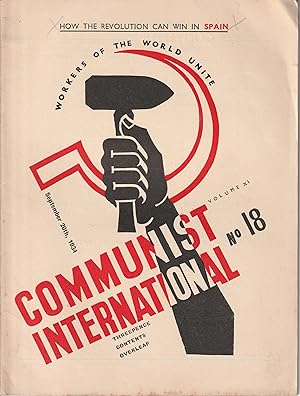 COMMUNIST INTERNATIONAL Volume XI No.18, September 20th, 1934