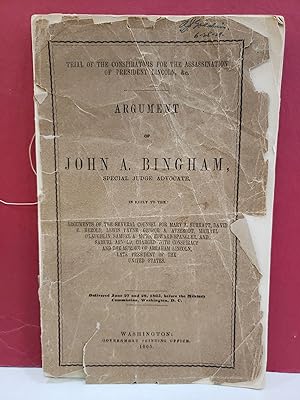 Trial of the conspirators, for the assassination of President Lincoln, & c : argument of John A. ...