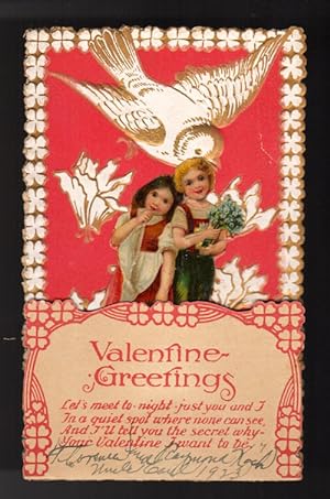 Fold-out Valentine's Greetings Card