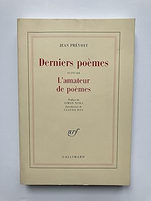 Derniers Poèmes / L' Amateur de Poèmes