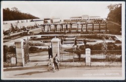 Worthing Denton Gardens Real Photo Postcard