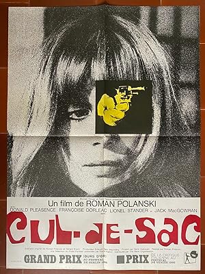 Affiche originale cinéma CUL-DE-SAC Donald Pleasence FRANCOISE DORLEAC Roman Polanski 60x80cm