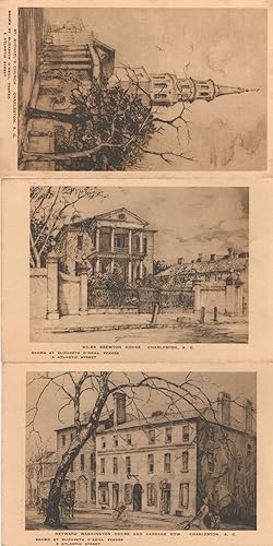 Heyward-Washington House And Cabbage Row 3 Charleston USA Postcard s