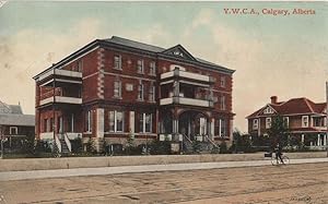 YMCA Calgary Alberta Old Canadian Hostel Rare Postcard