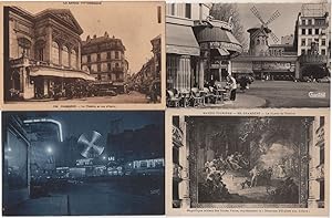 Chambery Theatre France Moulin Rouge 4x Old French Postcard s