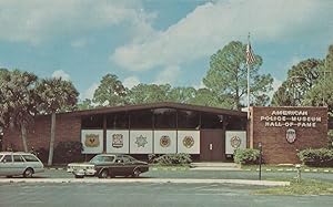 Car Park At American Hall Of Fame Police Station Florida Postcard