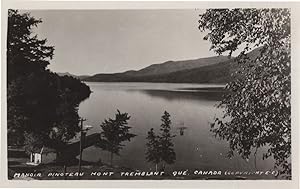Manoir Pinoteau Mont Tremblant Que Canada WW2 Old RPC Postcard