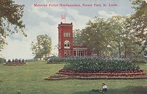 St Louis Missouri MO Mounted Police Headquarters Old USA Postcard