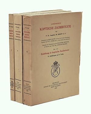 Ausgewählte Koptische Zaubertexte: Band I, Textpublikation; Band II, Ubertzungen und Anmerkungen;...