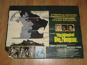 Original UK Quad Movie Poster: The Island of Dr. Moreau