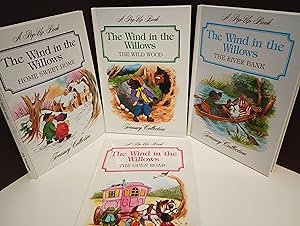 The Wind in the Willows Four Volume Set POP UP Books: The Wild Wood; The River Band; The Open Roa...