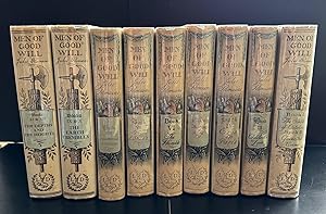 'The Men Of Good Will' Series : Twelve Books In 9 Volumes All With Their Scarce Wrappers Designed...