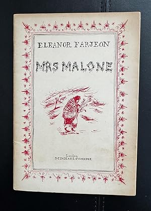 Mrs Malone : The True First issue : Signed By The Author
