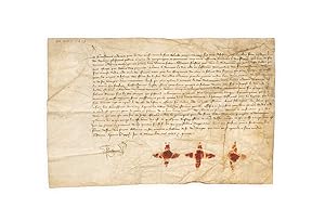 Royal order in French authorising payment to various officials engaged in raising a levy ('aide')...